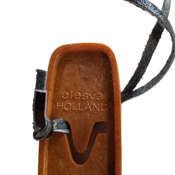 Vintage Delft Blue Hand painted Tile Trivet Wall Hanging Made In Holland - Picture 8 of 8